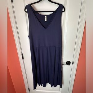 NWOT blue sleeveless summer dress 2X